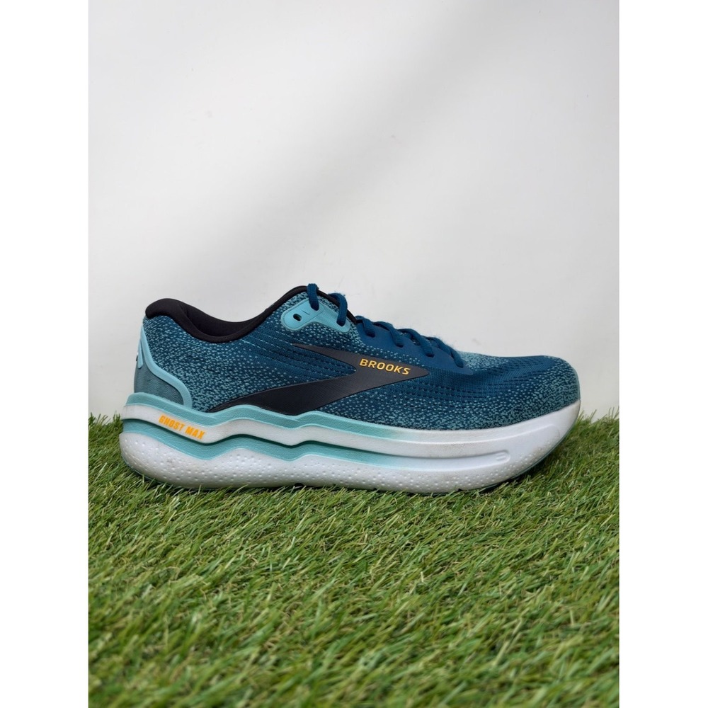 Brooks Ghost Max 2 Shoes Men's 13 Blue Running Sneakers Walking Cushion Comfort